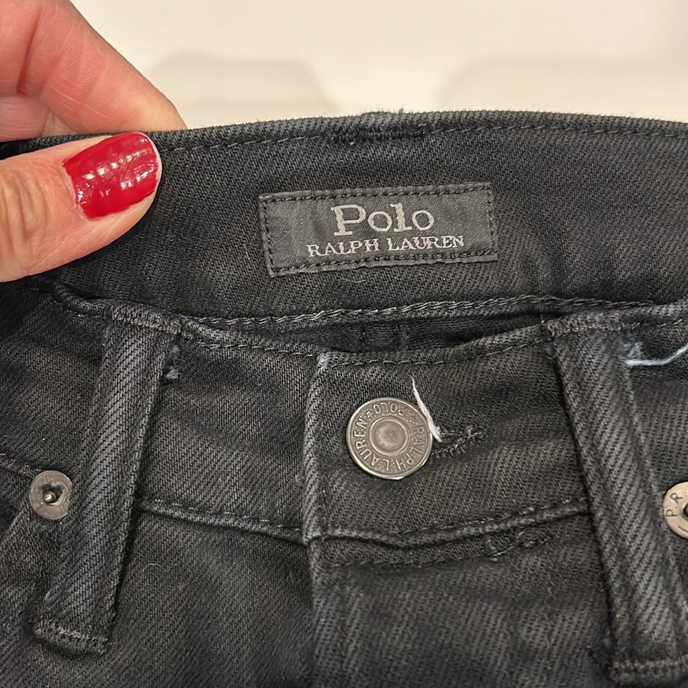 Polo Ralph Lauren black straight slim leg Jean 6‎ - Picture 2 of 12
